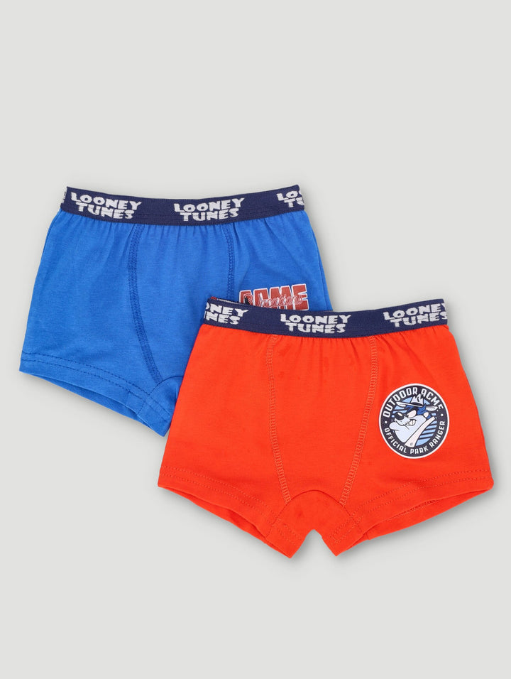 Pre-Boys 2 Pack Looney Tunes Boxers - Blue