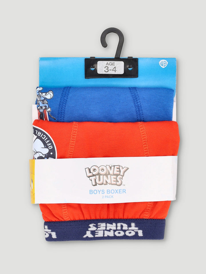 Pre-Boys 2 Pack Looney Tunes Boxers - Blue