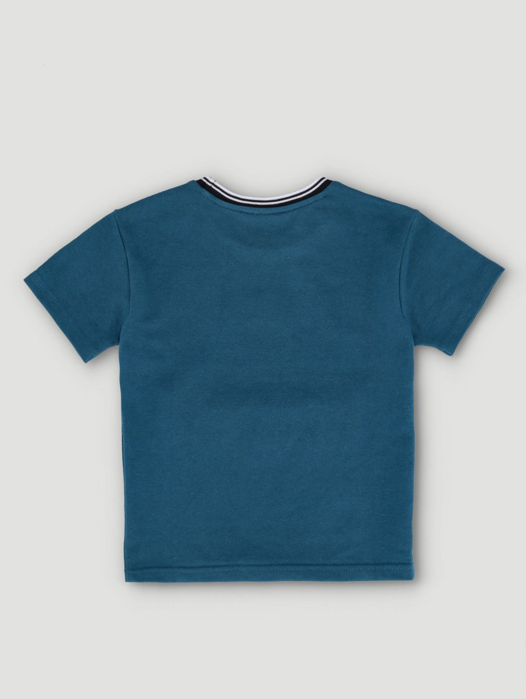 Pre-Boys Fleece Crew Top With Nylon Pocket - Blue Coral