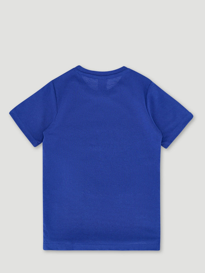 Pre-Boys Embossed Tee - Dark Blue