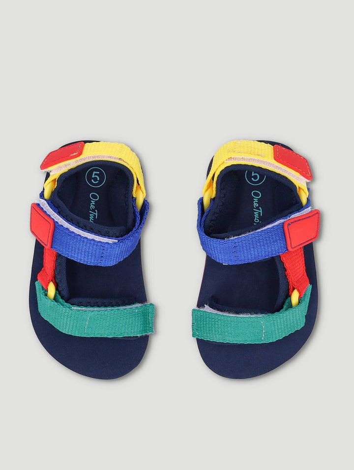 Baby Boys Sporty Velcro Strap Multicolour Sandal