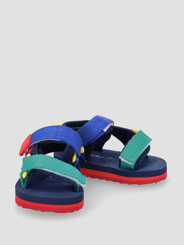 Baby Boys Sporty Velcro Strap Multicolour Sandal