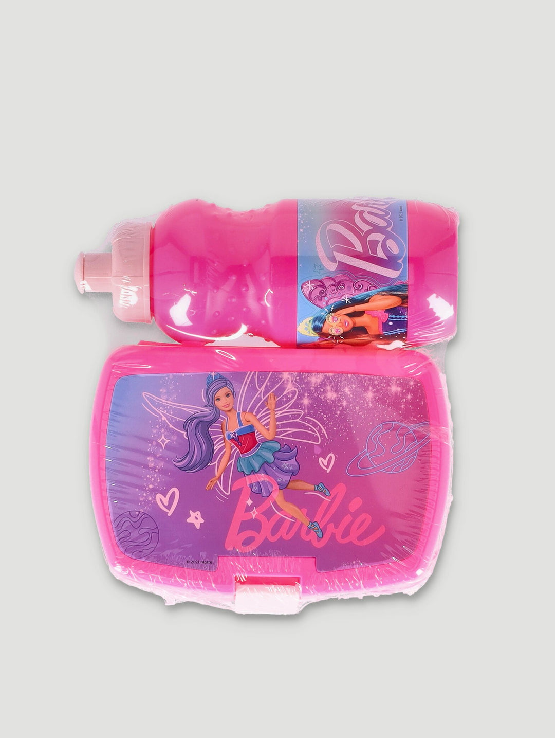 Pre-Girls Barbie Lunchbox & Bottle Set - Pink