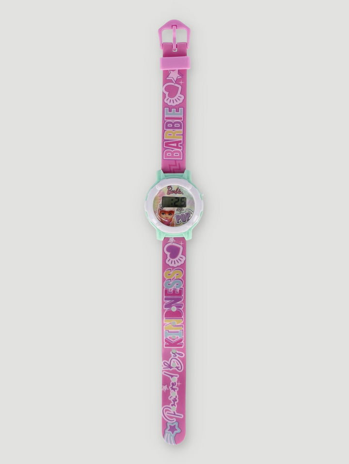 Pre-Girls Barbie Digi Watch - Pink