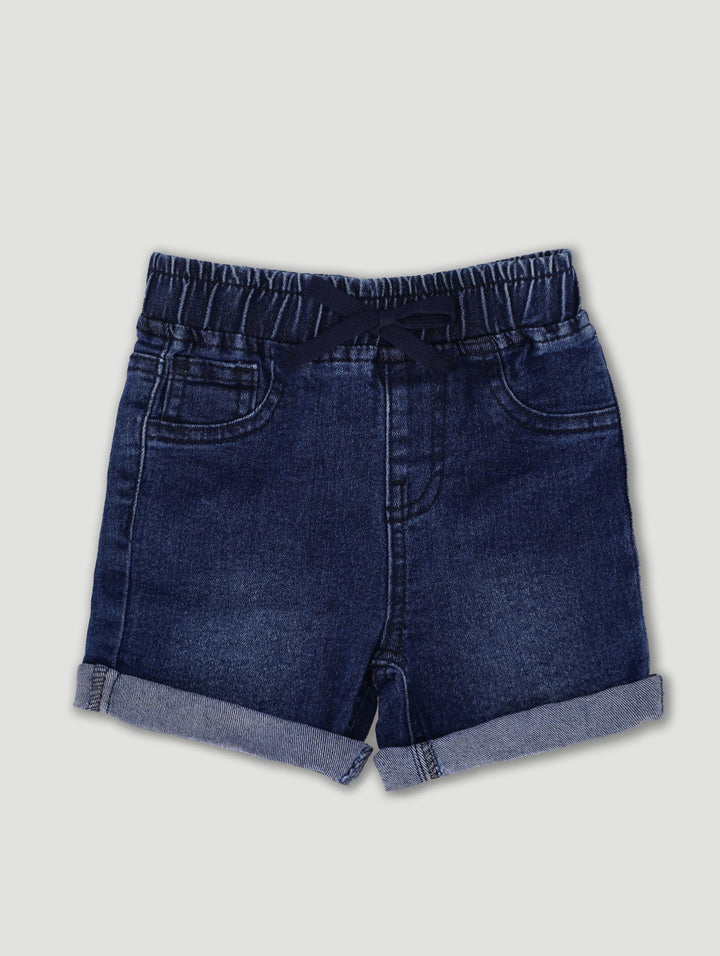 Baby Boys Everyday Denim Shorts - Dark Wash Ink