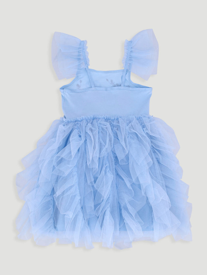 Pre-Girls Beaded Party Dress - Blue