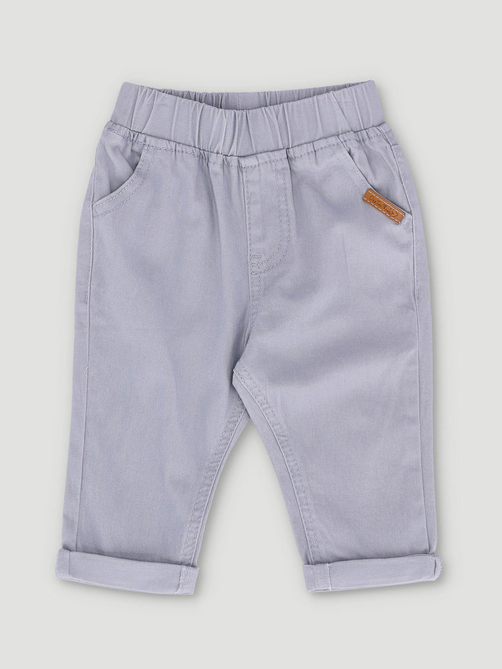 Baby Boys Occasion Twill Pants - Grey