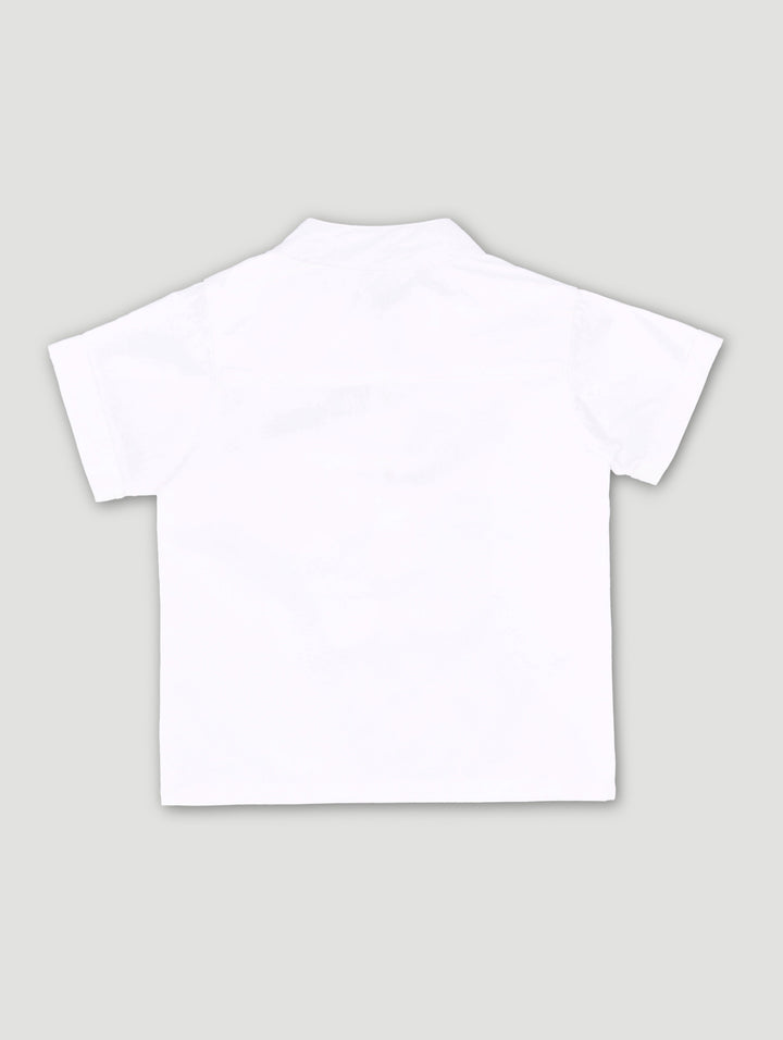 Baby Boys Occasion Shirt - White