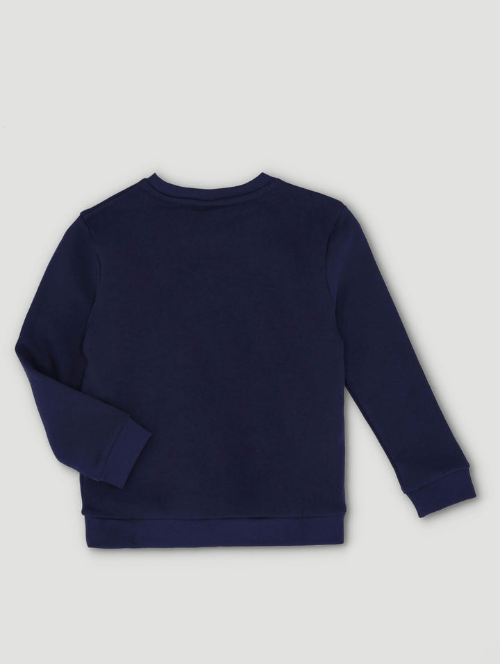 Pre-Boys Martelli Crew Top - Navy