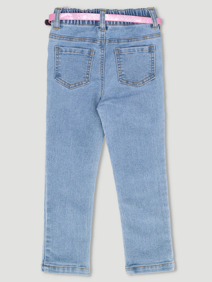 Pre-Girls Core Skinny Denim Jean - Light Blue