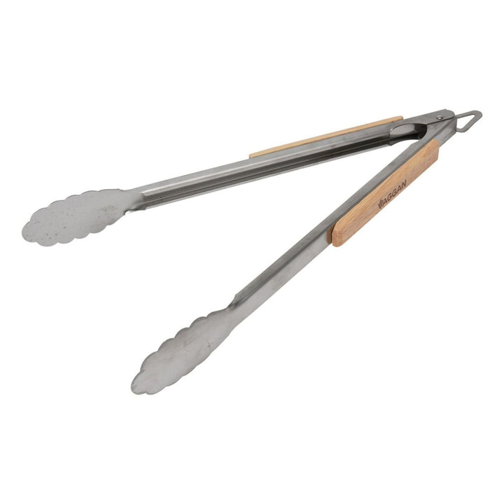 Bamboo Steel Braai Tongs 45cm