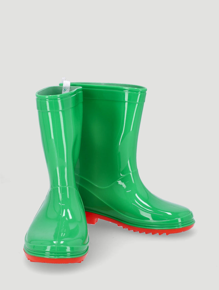 Pre-Boys Dino Wellington Boot - Green