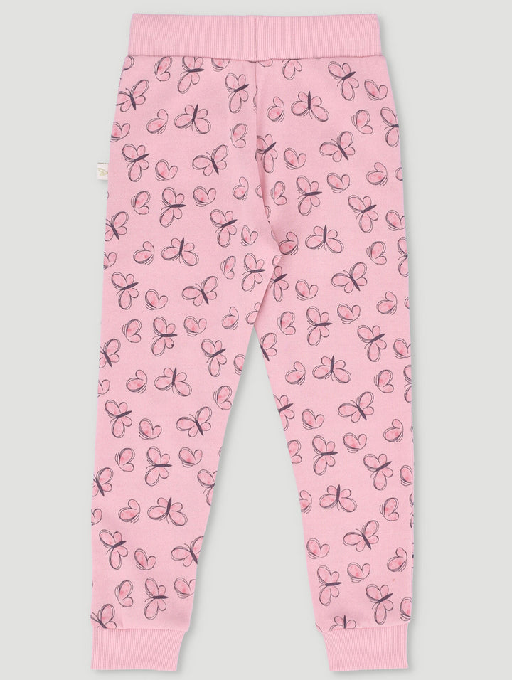 Pre-Girls Butterfly Jogger - Rose