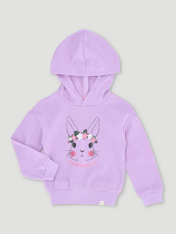 Pre-Girls Bunny Placement Tracktop - Lilac