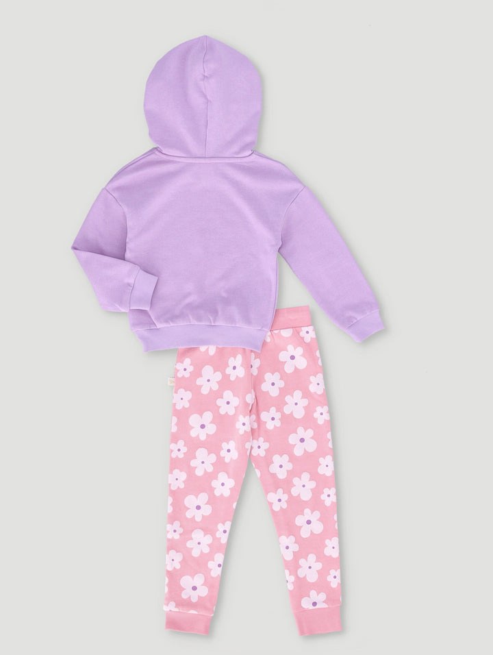 Pre-Girls Bunny Placement Tracktop - Lilac