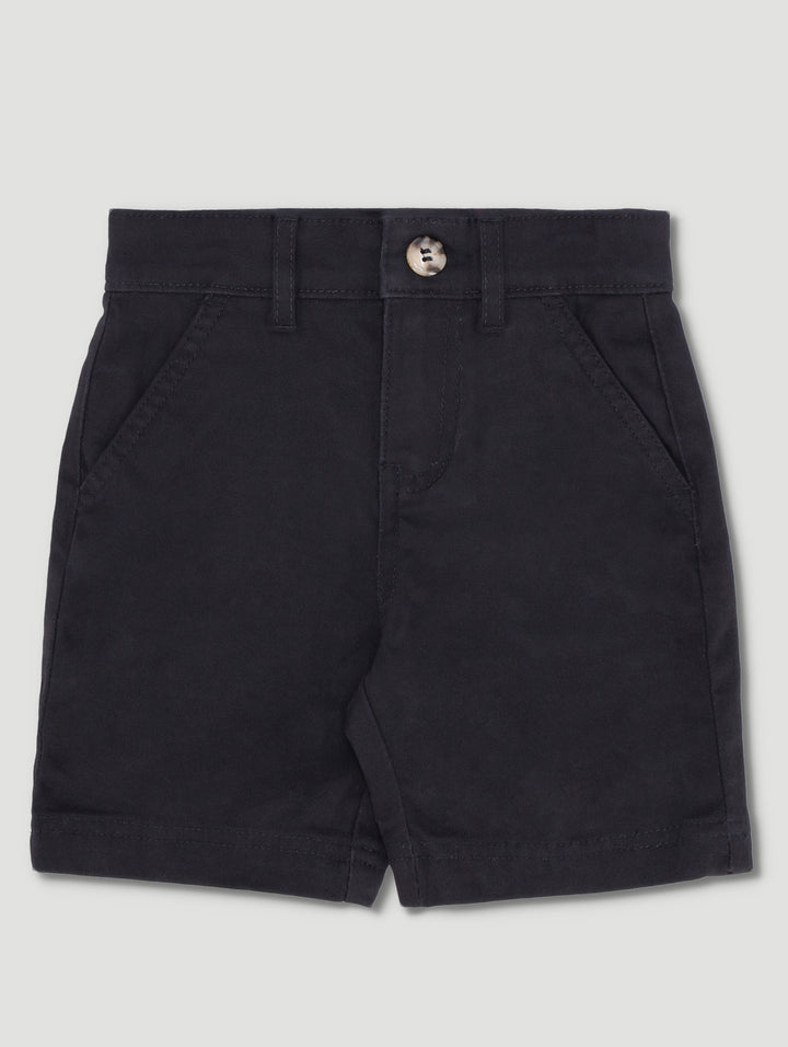 Pre-Boys Chino 5 Pocket Walk Shorts - Black