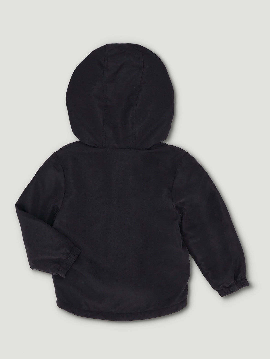 Pre-Boys Polar Lined Shell Zip Through Hoody - Black