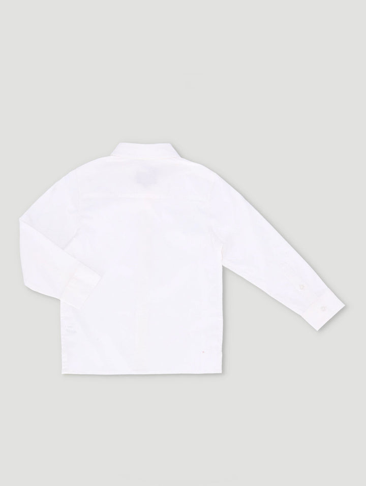 Pre-Boys Long Sleeve Formal Nicholas Shirt - White