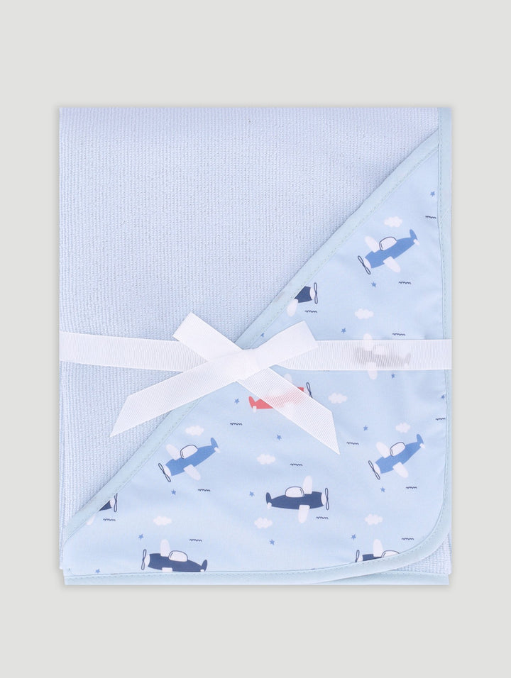 Baby Hooded Towel - Blue