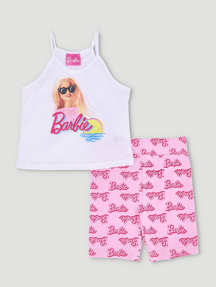 Pre-Girls Barbie Set - White/Pink