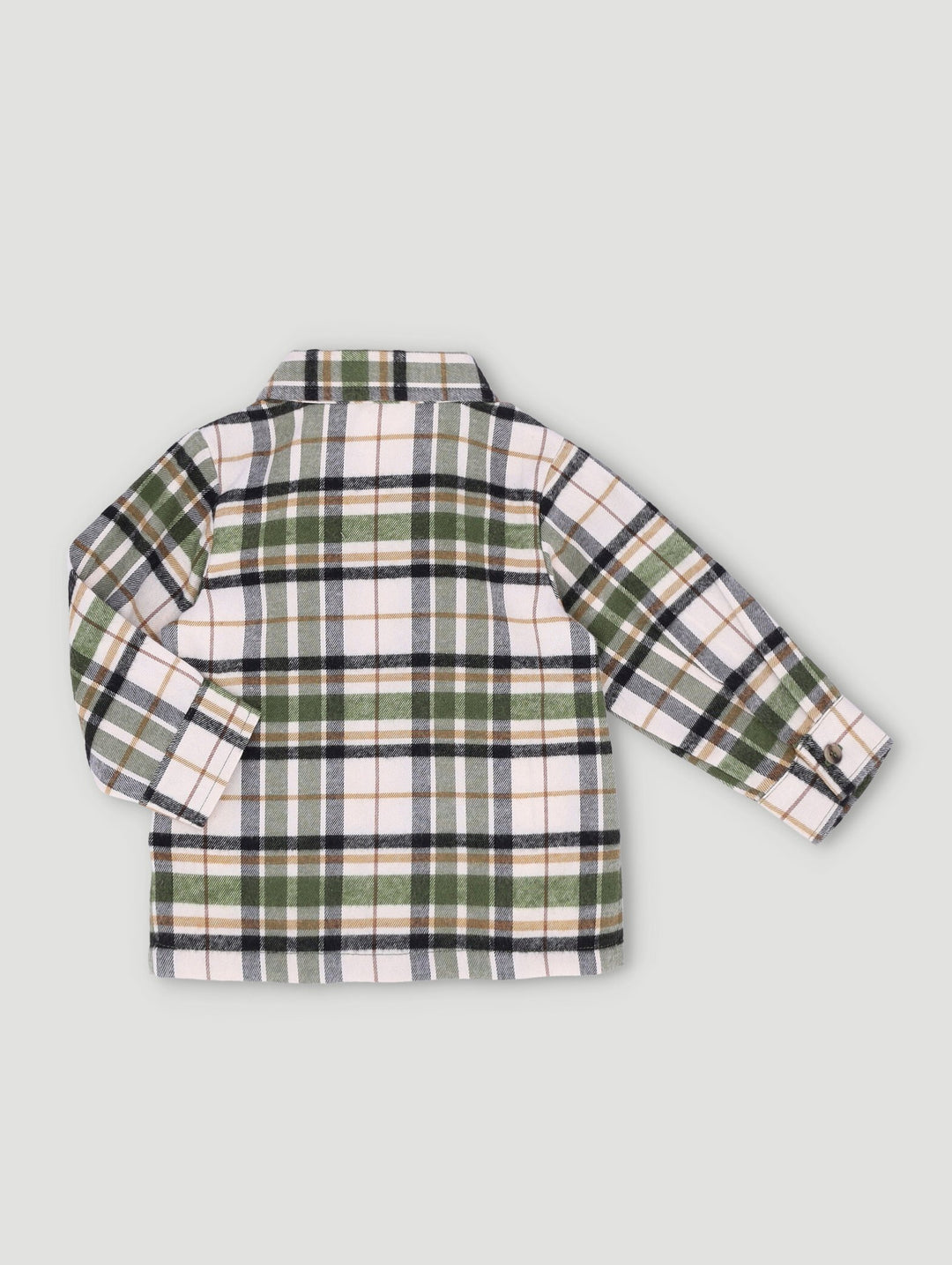 Baby Boys Flanel Shirt - Fatigue