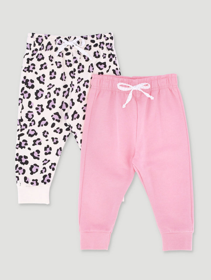 Baby Girls 2 Pack Be Kind & Shine Jogger - Cream