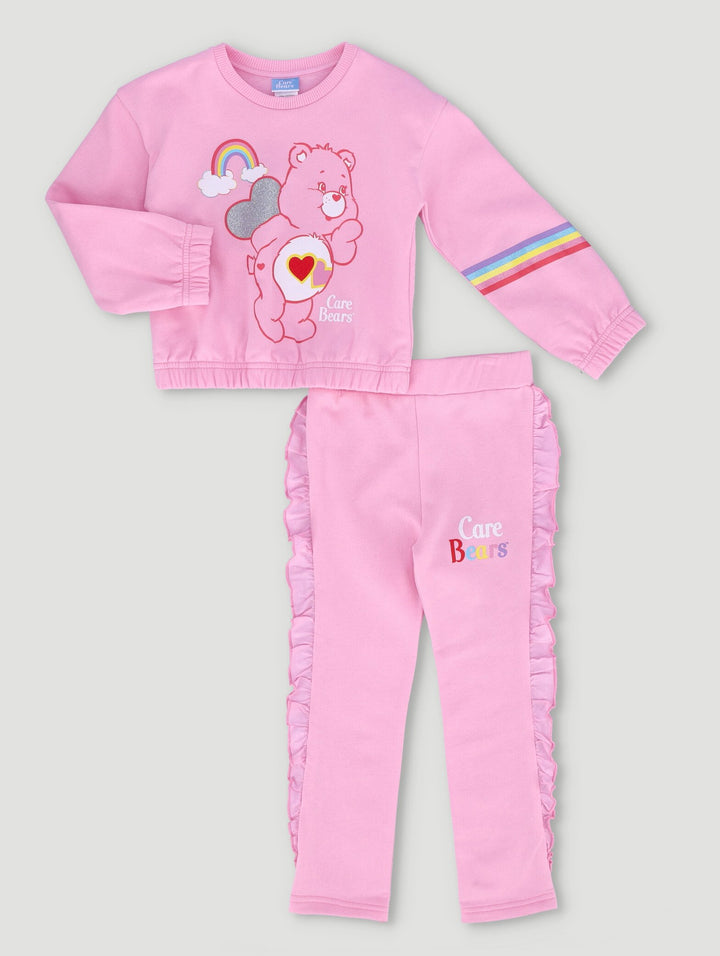 Pre-Girls Care Bears Track Set - Pink