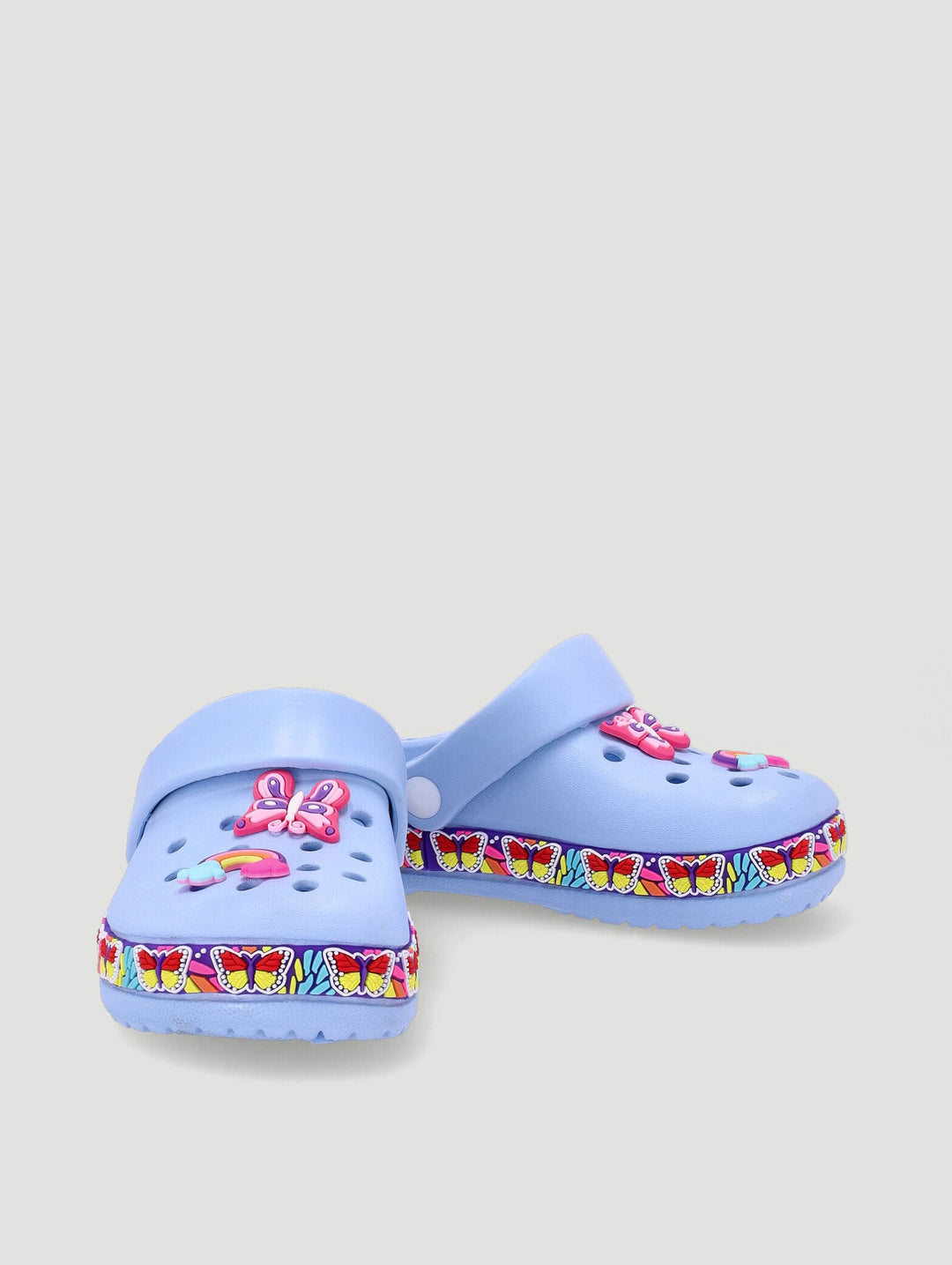 Pre-Girls Butterfly Clog - Periwinkle