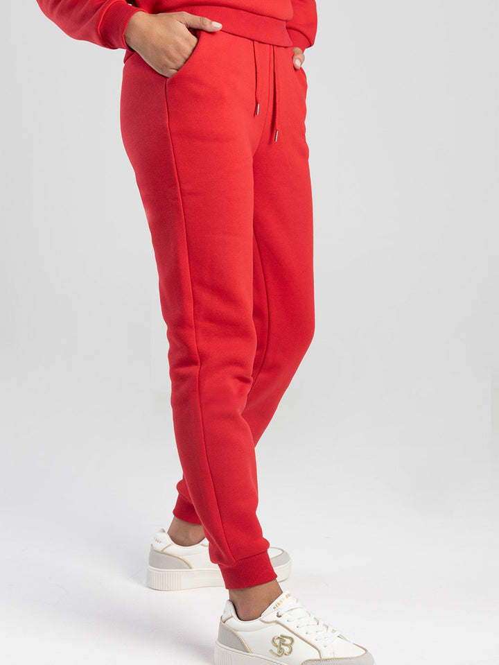 Multi-Technique Logo Sweat Pants - Red