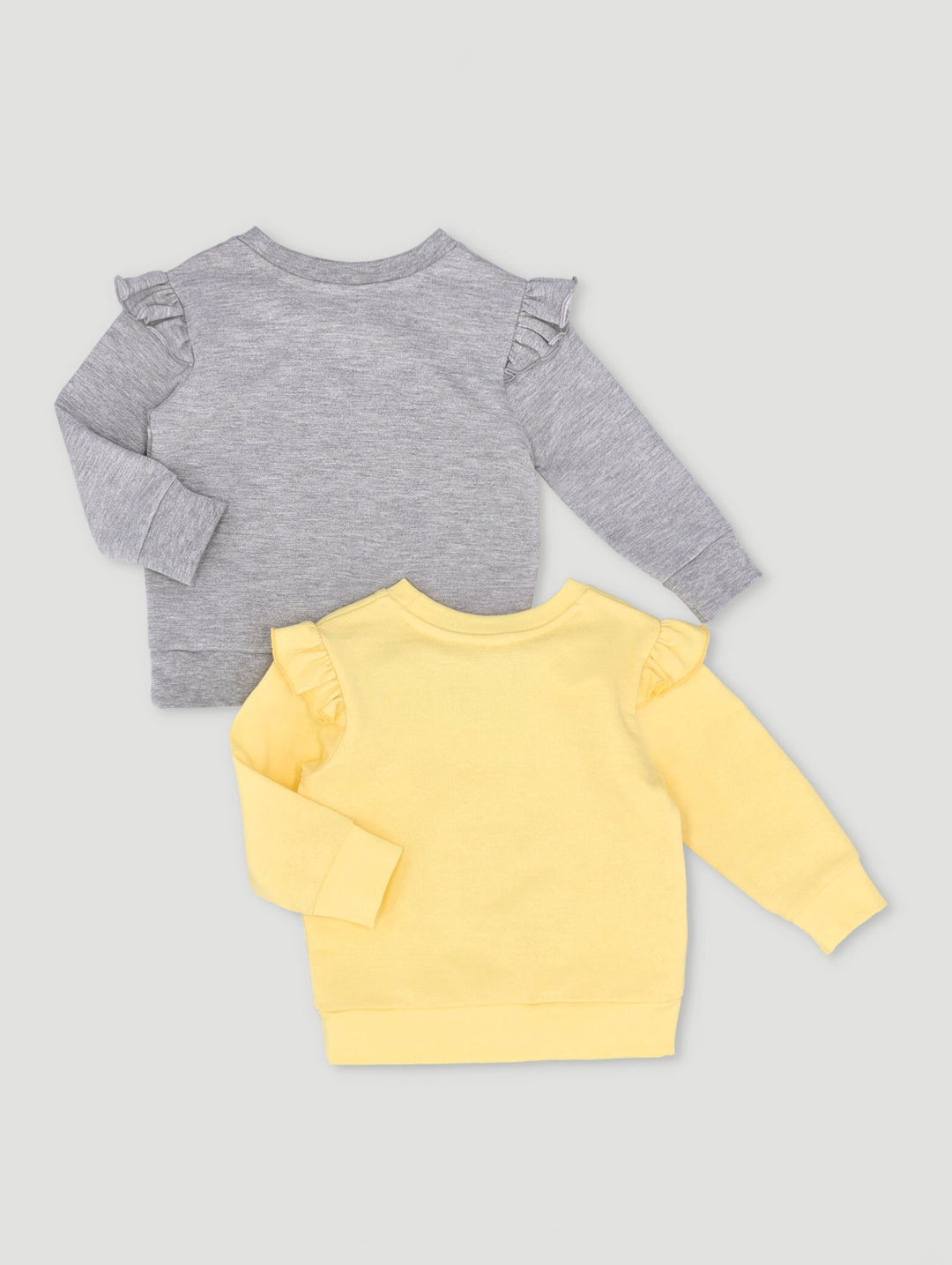 Baby Girls 2 Pack Hello Sunshine Sweat Top - Yellow