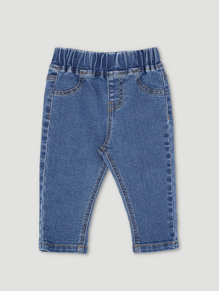 Baby Girls Plain Denim Jegging