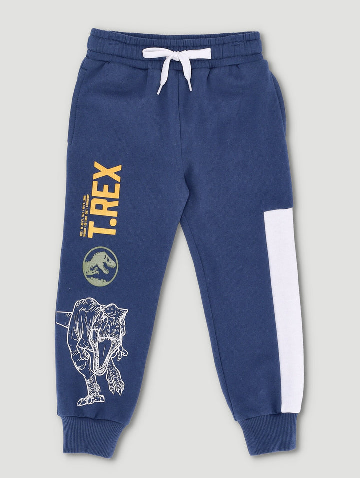 Pre-Boys Jurassic Colorblock Fleece Jogger - Dark Blue