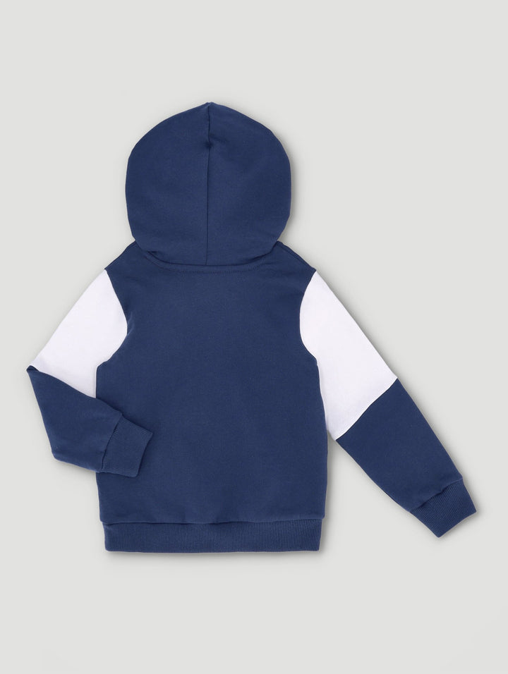 Pre-Boys Jurassic Colorblock Hoody - Dark Blue