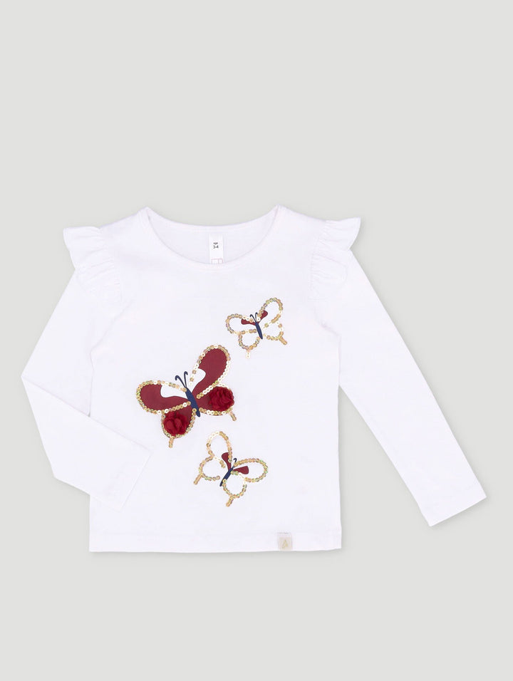 Pre-Girls 1Up Mom's Mini Tee - White