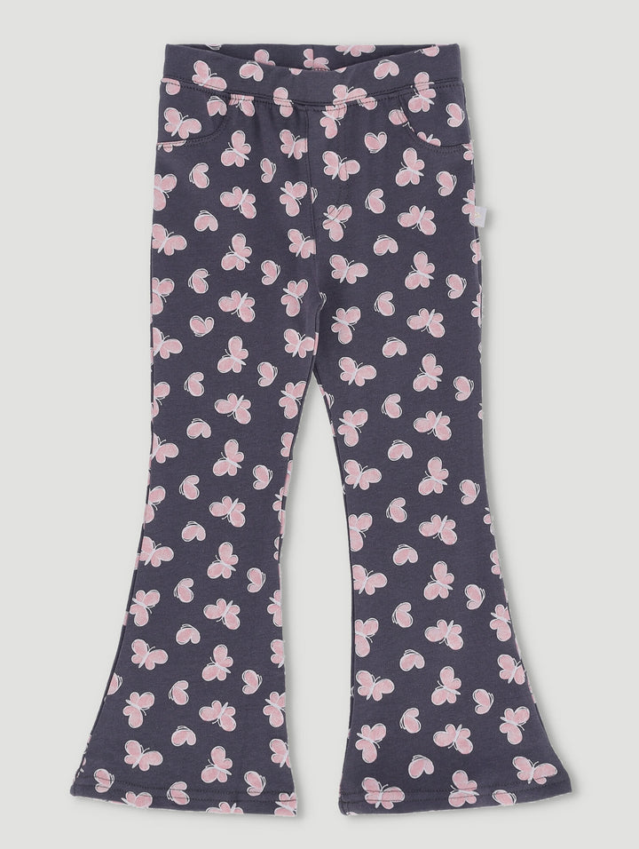 Pre-Girls Brushed Fleece Flare Leg Pants