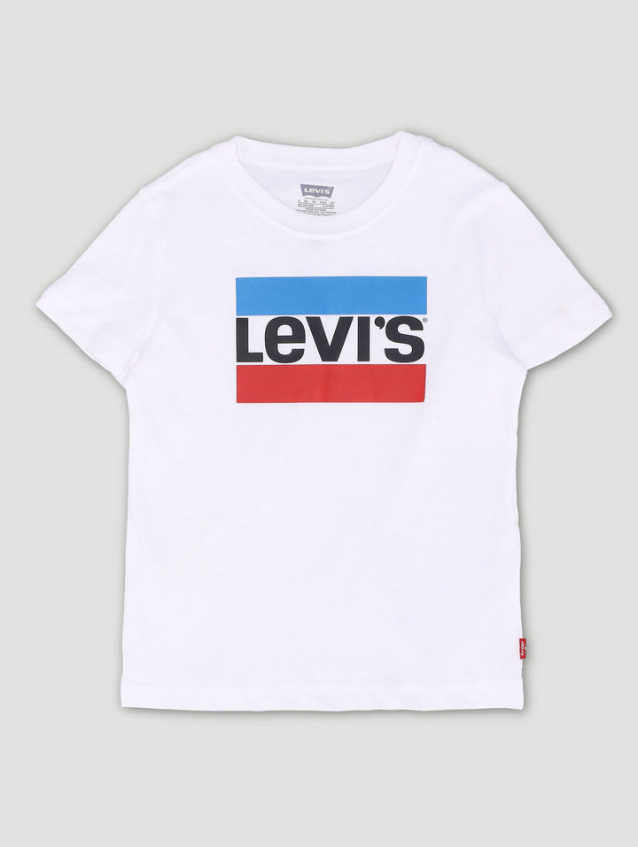 Pre-Boys Graphic Tee - White