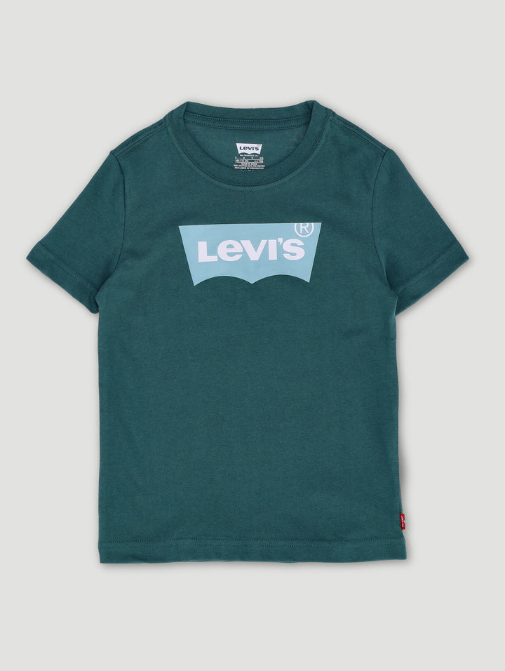 Pre-Boys Batwing Graphic Tee - Green