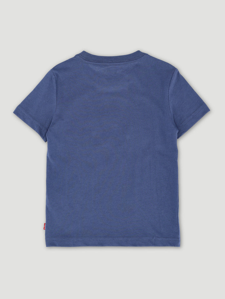 Pre-Boys Vintage Graphic Tee - Indigo Blue