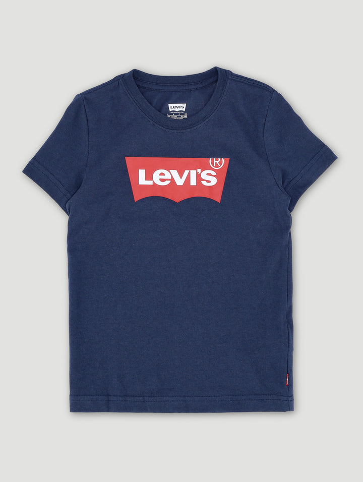 Pre-Boys Batwing Graphic Tee - Navy