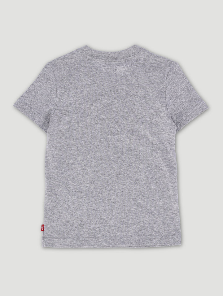 Pre-Boys Prep Crest Tee - Grey