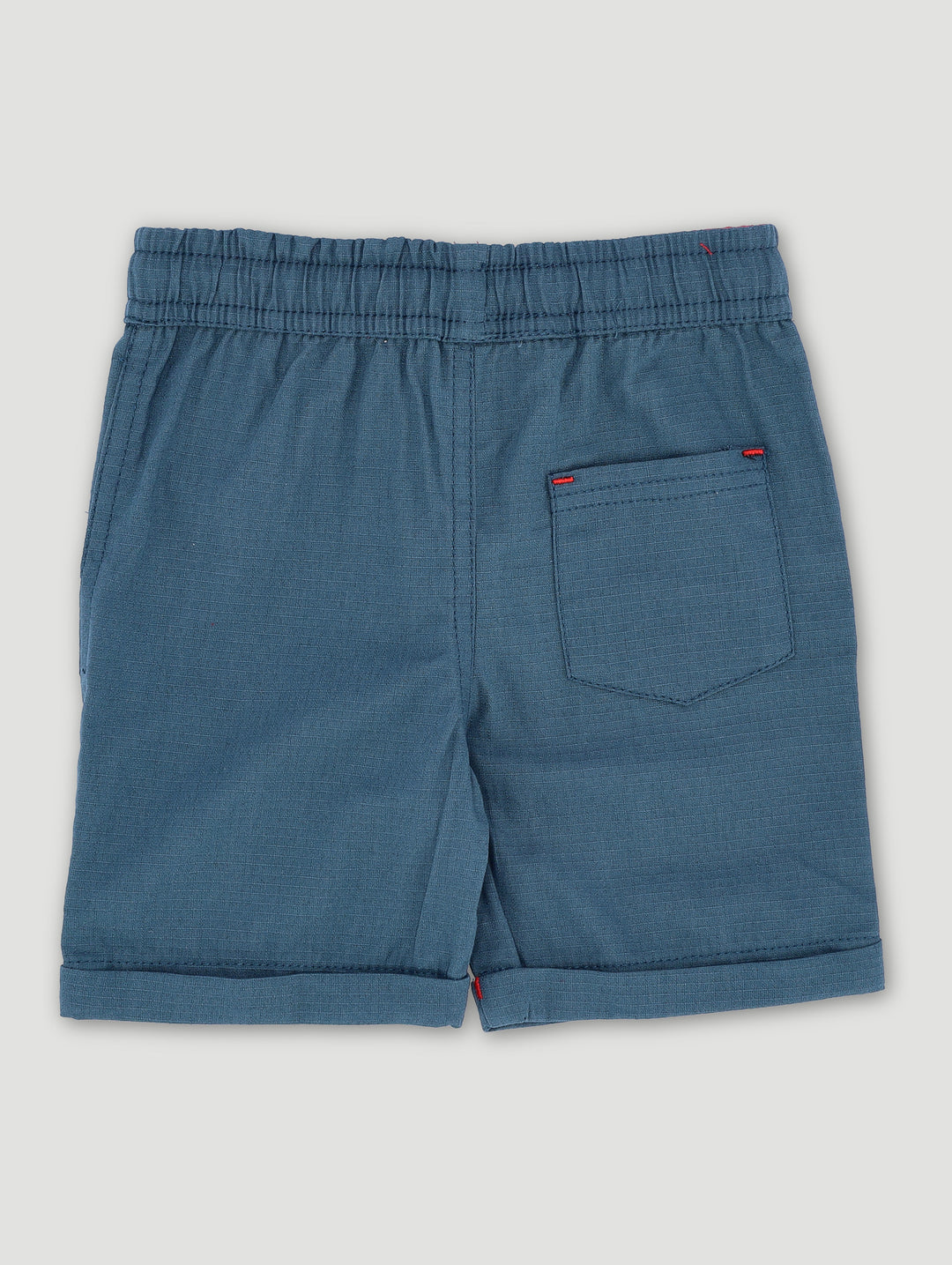 Pre-Boys Turnup Ripstop Shorts  - Teal