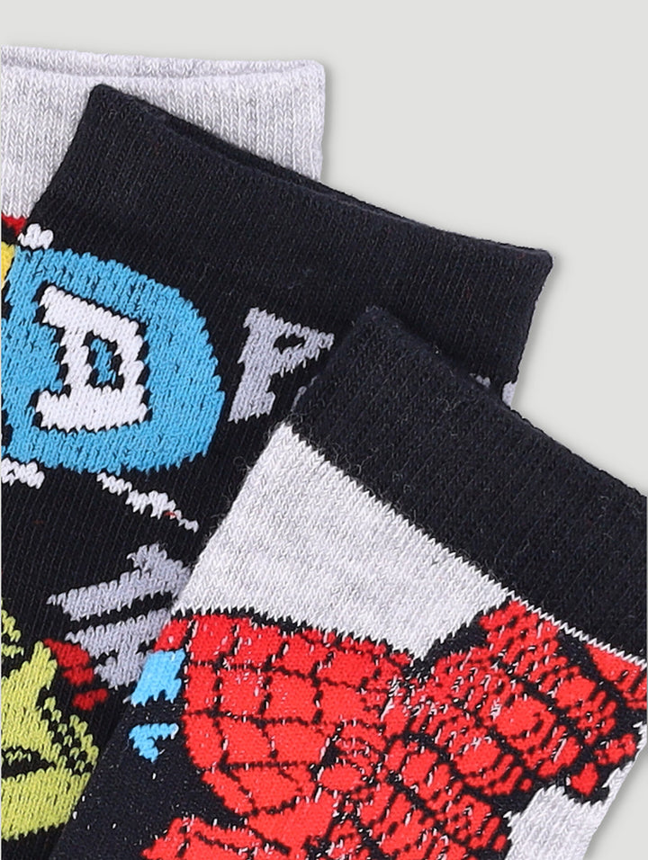 Pre-Boys 3 Pack Marvel Socks - Red