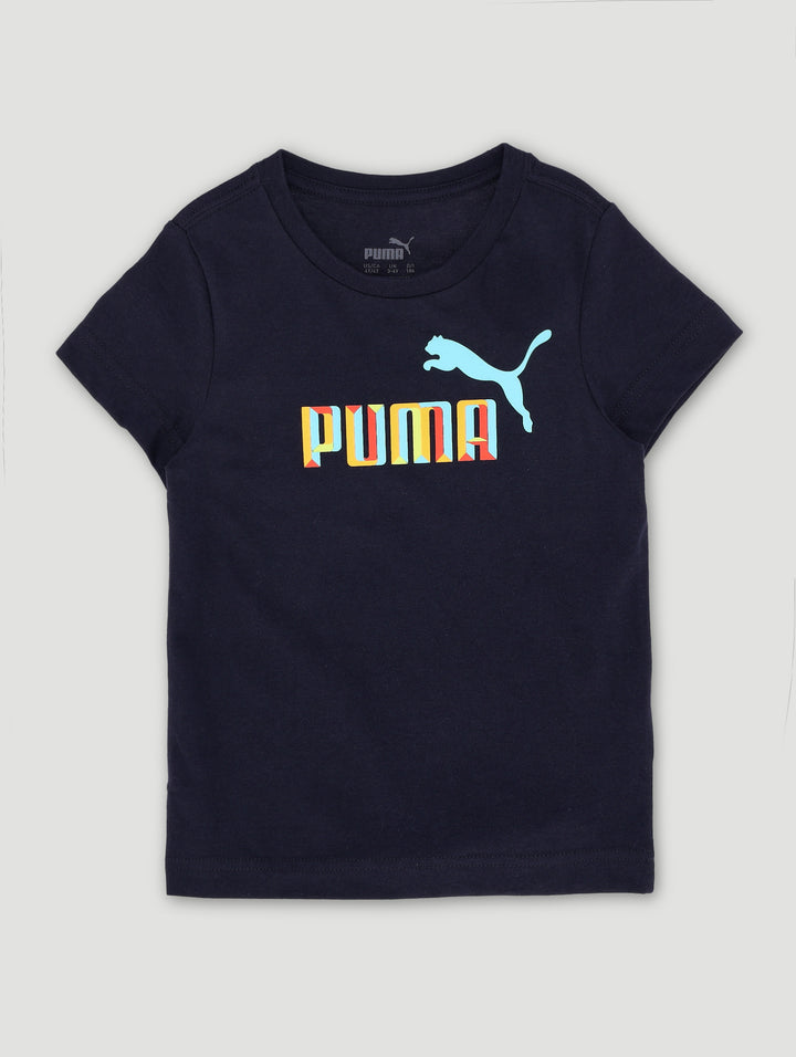 Pre-Boys Multi-Graphic Bf Tee - Navy