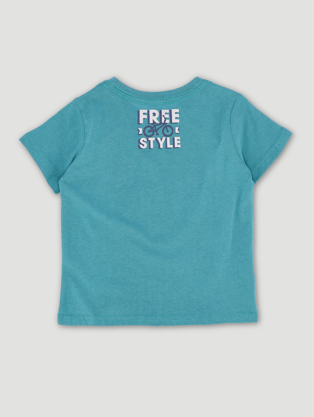 Pre-Boys Free Style Bike Tee - Teal