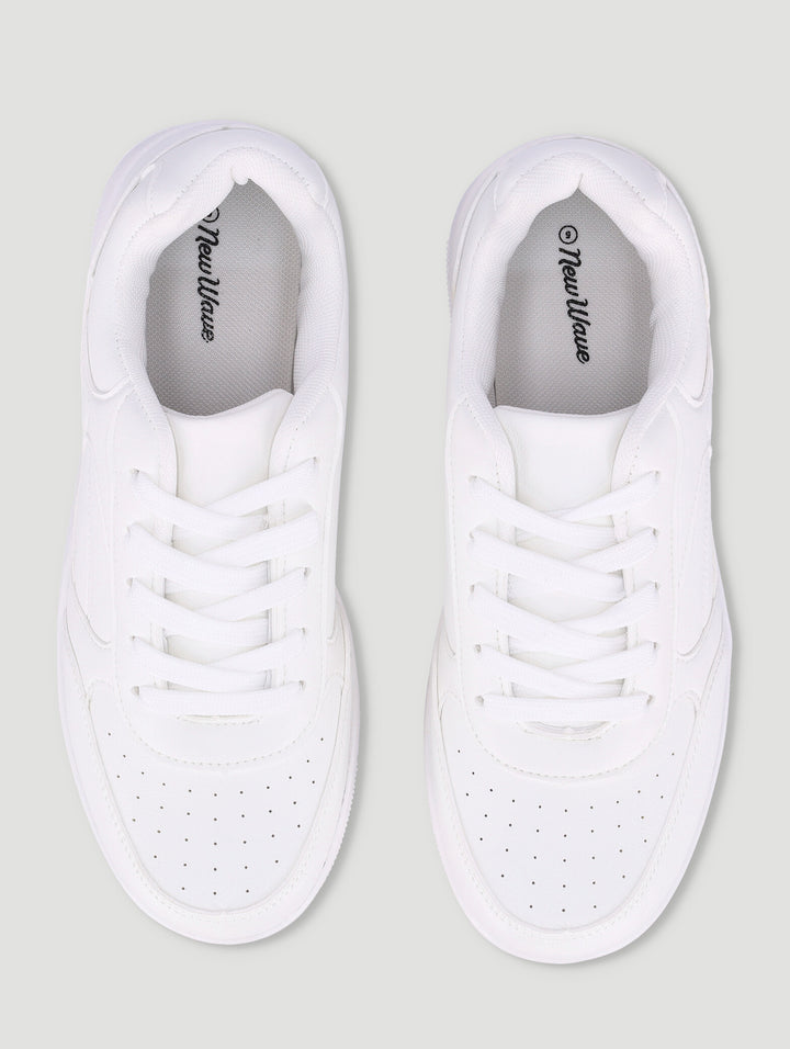 Girls Basic Sneaker - White