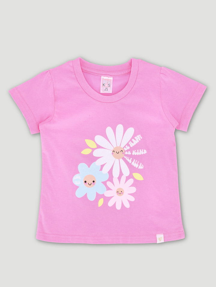 Pre-Girls Basic Tee - Pink