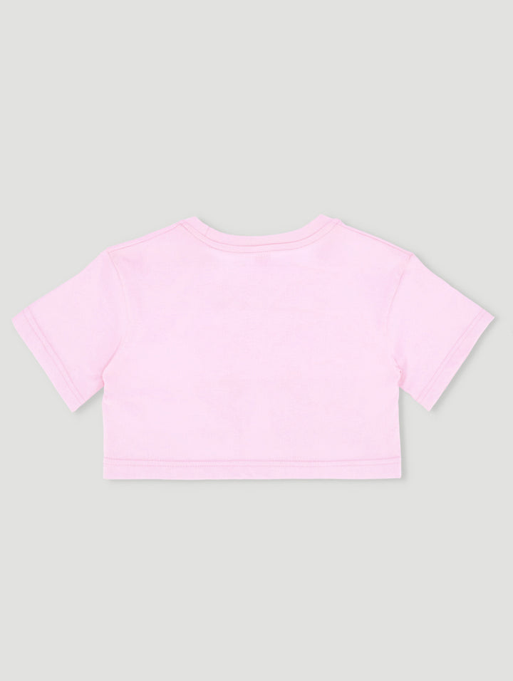 Pre-Girls Boxy Tee - Mid Pink