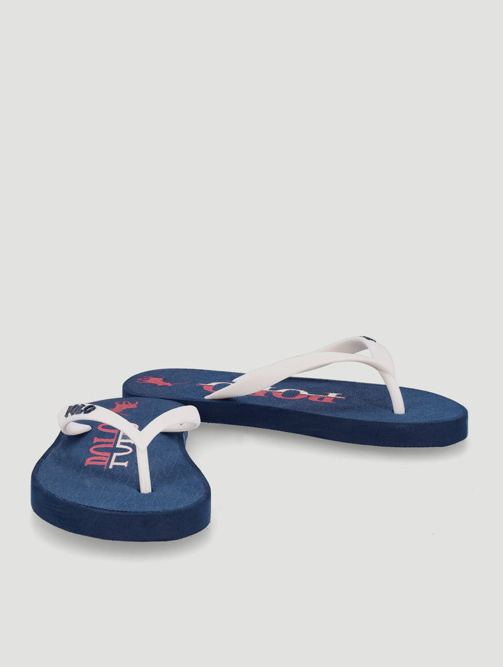 Boys Flip Flop - Navy/Red