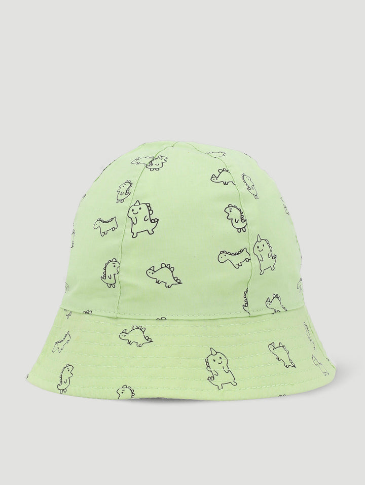 Baby Boys Dino Bucket Hat - Sage