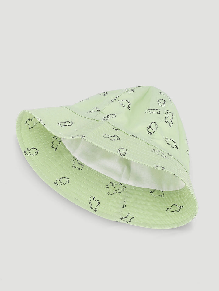 Baby Boys Dino Bucket Hat - Sage